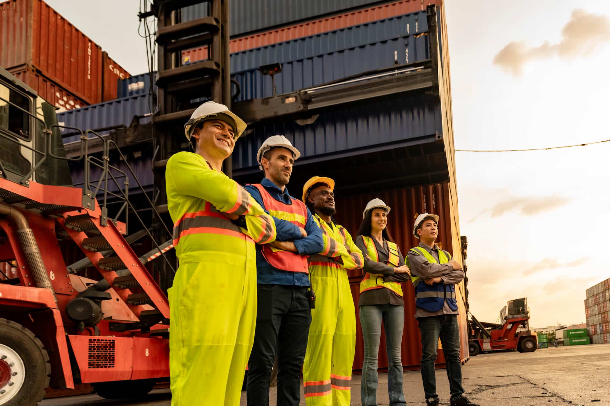 GlobalRouteShipping operations team at work